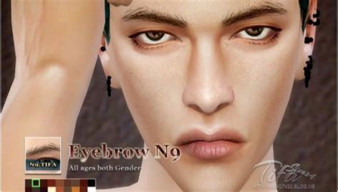 模拟人生4 Tifa S4eyebrow N9m 眉毛 Mod V10 下载 3dm Mod站