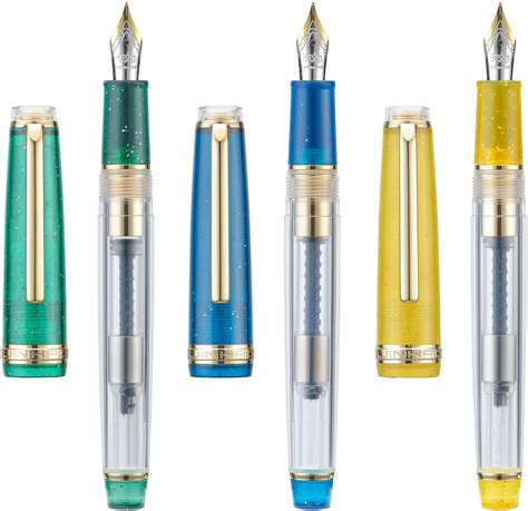 Amazon Pcs Jinhao Fountain Pen Transparent Mixed Fluorescent