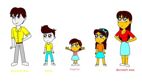 microsoft sam  microsoft anna family    deviantart