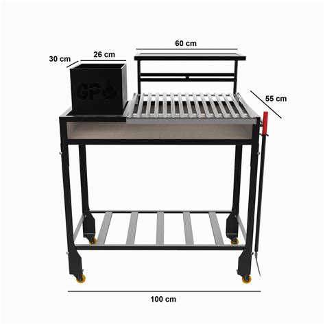 Gp Grill Shop Parrilla Argentina Gpmax Grelha Inox X Cm