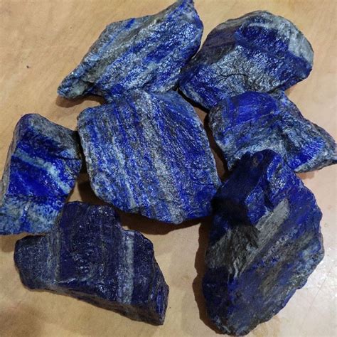 Aart In Stones Blue Unshape Non Polished Lapis Lazuli Raw Stones For