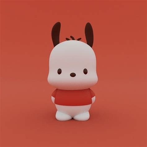 Pochacco Sanrio D Model D Printable Cgtrader