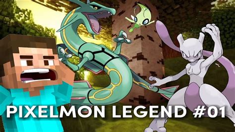 Escolhi Meu Pokemon Incial Pixelmon Legends Youtube