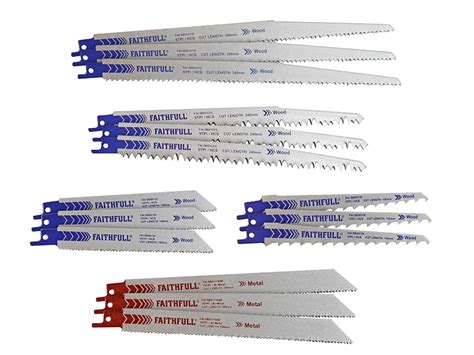 Power Tools Accessories Blades Sabre Saw Blades Faithfull