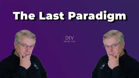 Three Paradigms (inspired by Uncle Bob) - YouTube