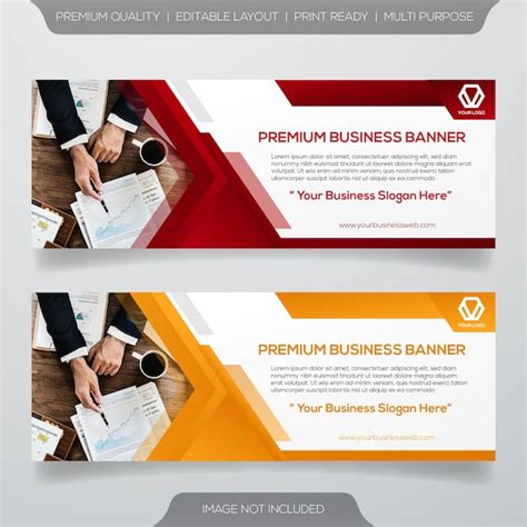 Premium Vector Web Banner Template