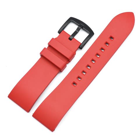 Juelong Fluorine Rubber Watch Strap Mm Mm Mm Bracelet Quick