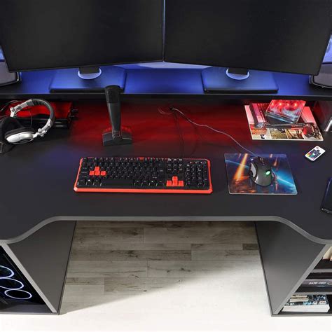 Restrelax Simulator Gaming Desk Uks 1 Gaming Desk With Led Lights