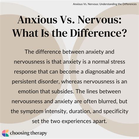 Am I Anxious Or Nervous How To Know The Difference