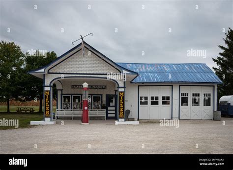 The Old Emblematic Gas Station Of The Route 66 Of The United States