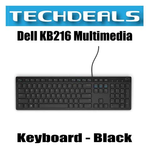 Dell KB216 Multimedia Keyboard Black Computers Tech Parts