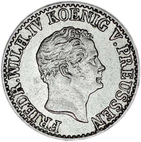 German States Prussia Coin Silber Groschen A Aunc Ebay