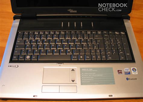 Review Fujitsu Siemens Xi Game Notebook Notebookcheck Net Reviews