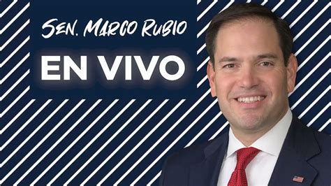 Senator Rubio Press on Twitter: "🚨En Minutos🚨 El senador Rubio hablará ...