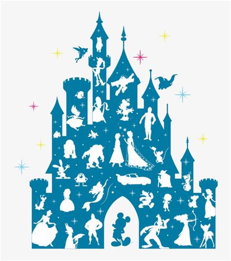 Download Cinderella Castle Silhouette Png For Kids Disney Castle