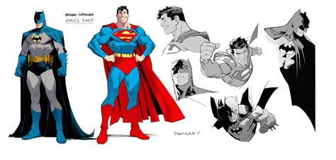 Dan Mora On Twitter Character Designs For All New Batman Superman