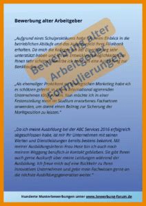 Bewerbung beim ehemaligen Arbeitgeber für Wiedereinstieg