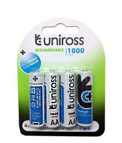 Uniross Aa 1000 Nimh Rechargeable Battery At Rs 170 Piece Masjid West