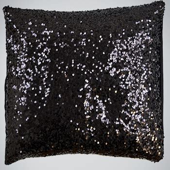 Black Sequin Pillow - West Coast Event Productions, Inc.