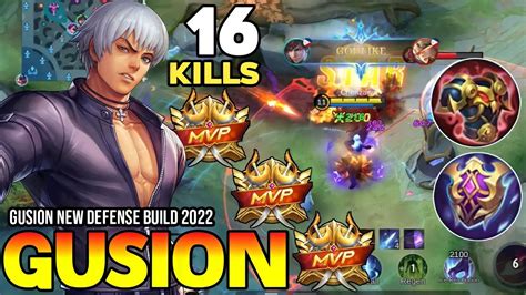 Crazy Hybrid Build Gusion Best Build 2022 Top Global Gusion