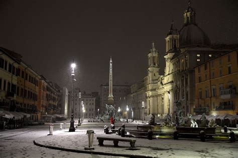 Le Foto Della Neve A Roma Il Post