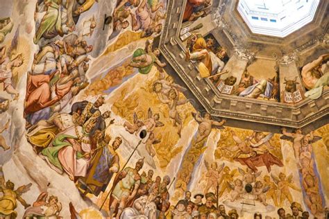 The Last Judgement Painting In Firenze Cathedral Painting Inside Of