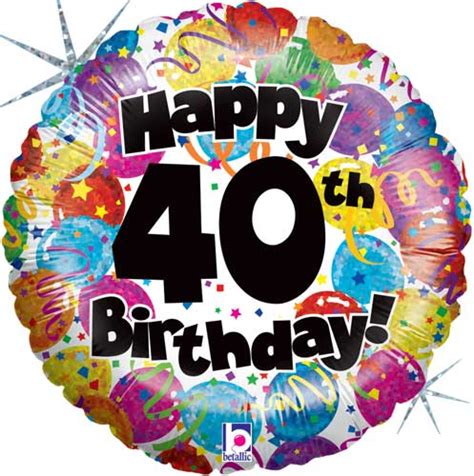 40th Birthday Wholesale Balloons