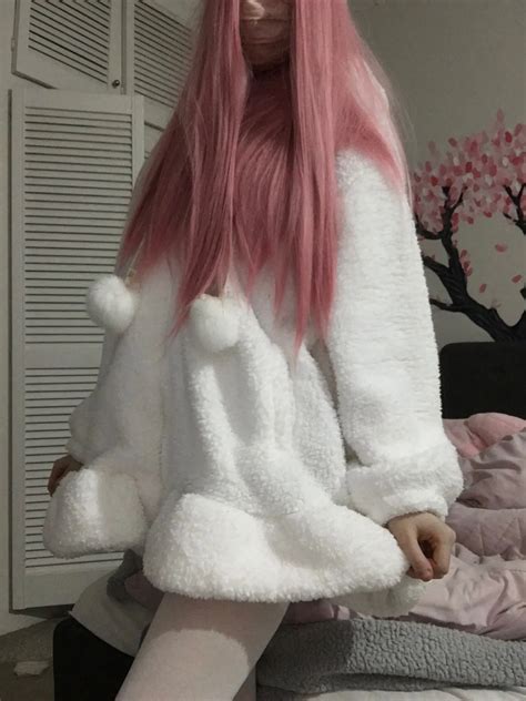 Kawaii Rabbit Ears Hooded Coat Kuru Store