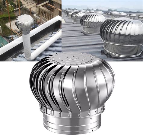 Amazon DUYULIANG Roof Wind Turbines Cap Vent Round Stainless