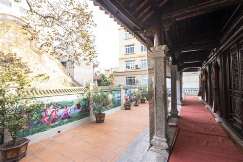 Chua Tien Tich Buddist Templo Em Hanoi Vietnam Imagem Editorial