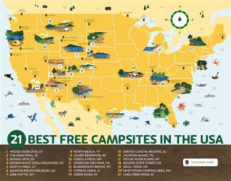 21 Best Free Campsites In America Drivin And Vibin