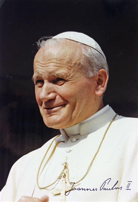 Lot Detail Pope John Paul Ii Rare Signed 8 X 12 Color Portrait