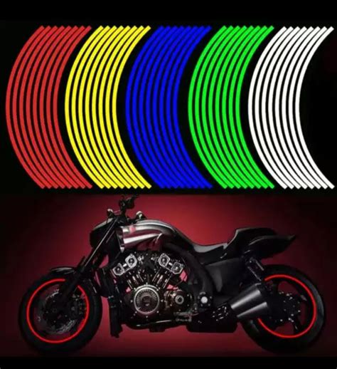 Наклейка на колесо мотоцикла, питбайка, велосипеда. Лента на обод диска ...