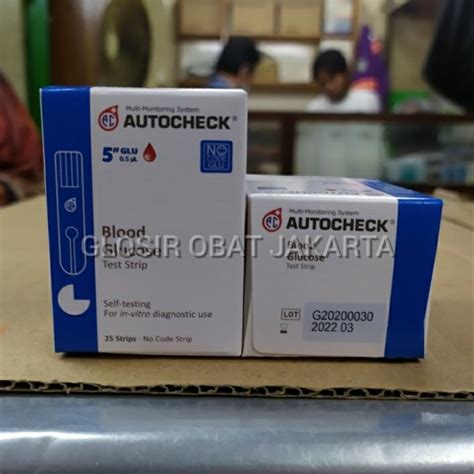 Jual AUTOCHECK GULA DARAH ISI 25 TEST STRIP PEBOX Di Lapak GLOSIR OBAT