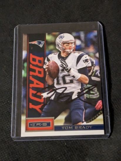 Tom Brady autographed card w/coa | Art, Antiques & Collectibles ...