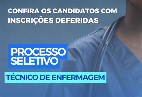 Notícia Veja a lista dos convocados deferidos do processo seletivo