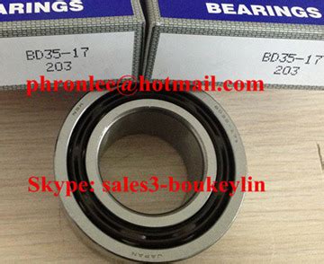 BD20-15DUL Angular Contact Ball Bearing 20x37x15mm, BD20-15DUL bearing ...