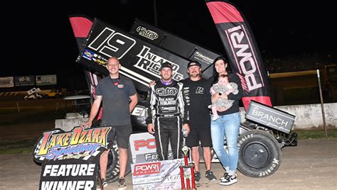 Hunter Schuerenberg Shines In Powri Outlaw Sprint Win At Lake Ozark