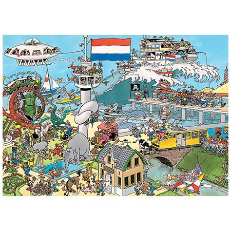 Jumbo Jan Van Haasteren Traffic Chaos By Air Land Sea Puzzle X