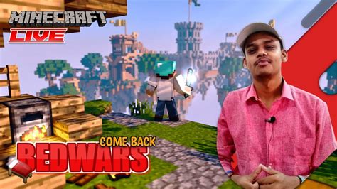 Bedwars Live Playing Minecraft Live With All Viewers Road To 3k