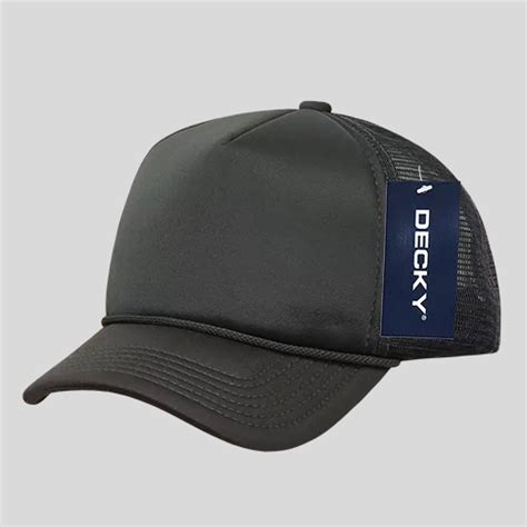 Decky Youth Panel Mid Profile Structured Foam Trucker