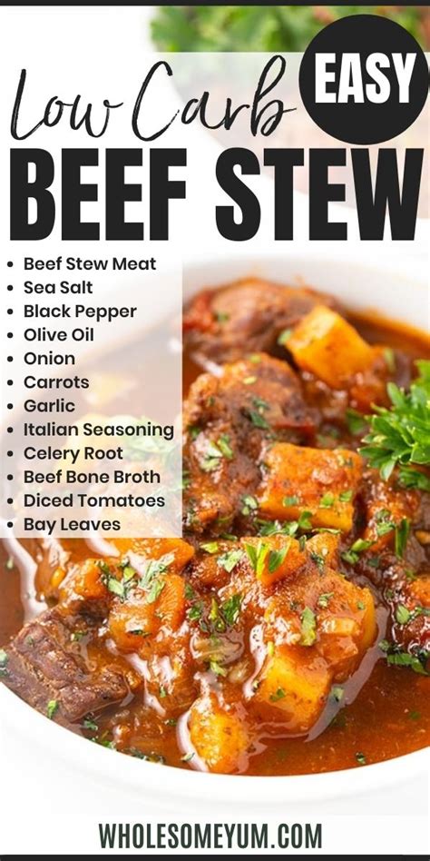 Easy Low Carb Keto Beef Stew Recipe Artofit