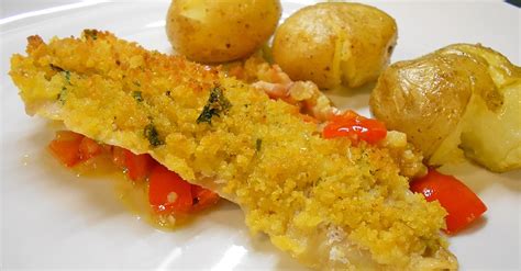 Filetes De Pescada No Forno Broa