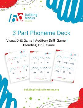 Phoneme Deck Orton Gillingham Visual Auditory Blending Practice