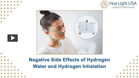 PPT – Negative Side Effects of Hydrogen Water and Hydrogen Inhalation ...