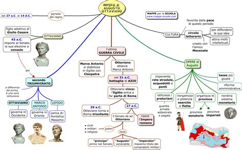 Mappe Per La Scuola Augusto Ottaviano Impero