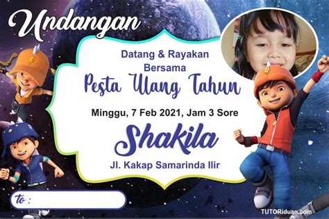 Detail Template Undangan Ulang Tahun Anak Word Koleksi Nomer