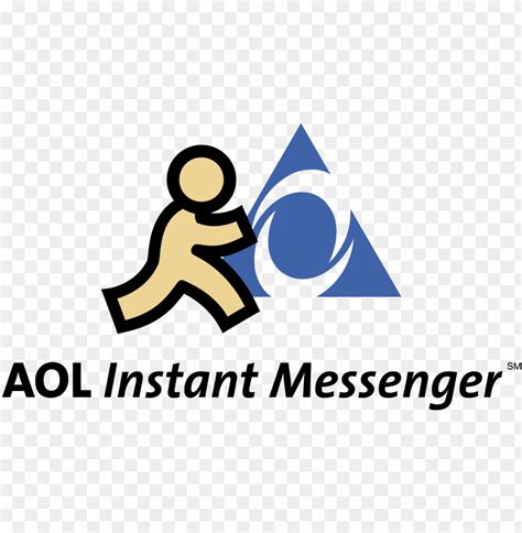 Aol Instant Messenger Logo Png Transparent Instant Messenger De Aol