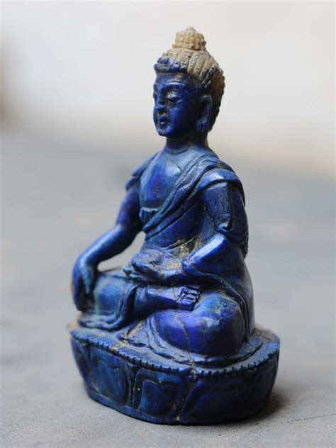 Real Lapis Lazuli Statue Of Shakyamuni Buddha Hand Carved Price