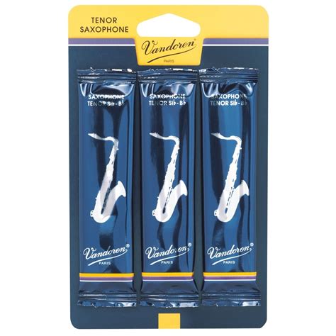 Vandoren Traditional Alto Saxophone Reeds, 3-Pack